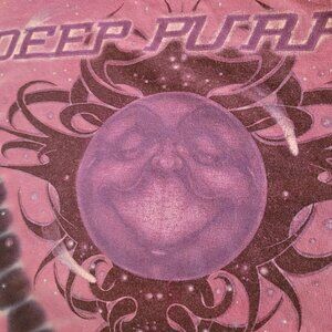 VINTAGE Deep Purple 2003/2004 Tour Tie-Dye Concert Tee Large